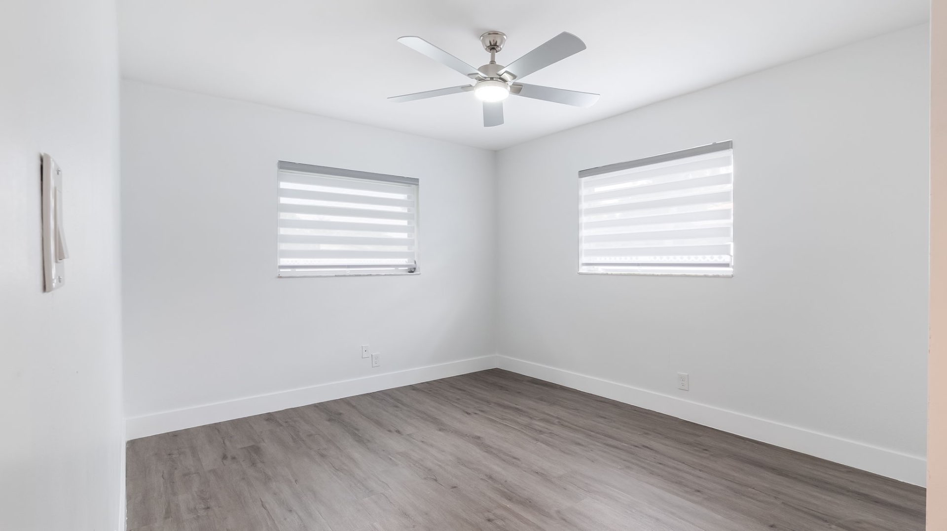 Fourth bedroom with natural light